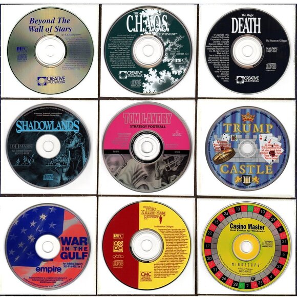 Vintage Games Lot #01 for DOS/Win 3.1 1992-1993 - Picture 1 of 3